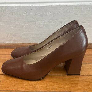 Pesaro buttery-soft leather pumps